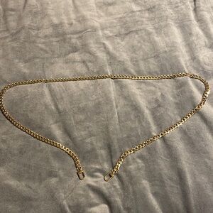 Gold chain for bag or wallet